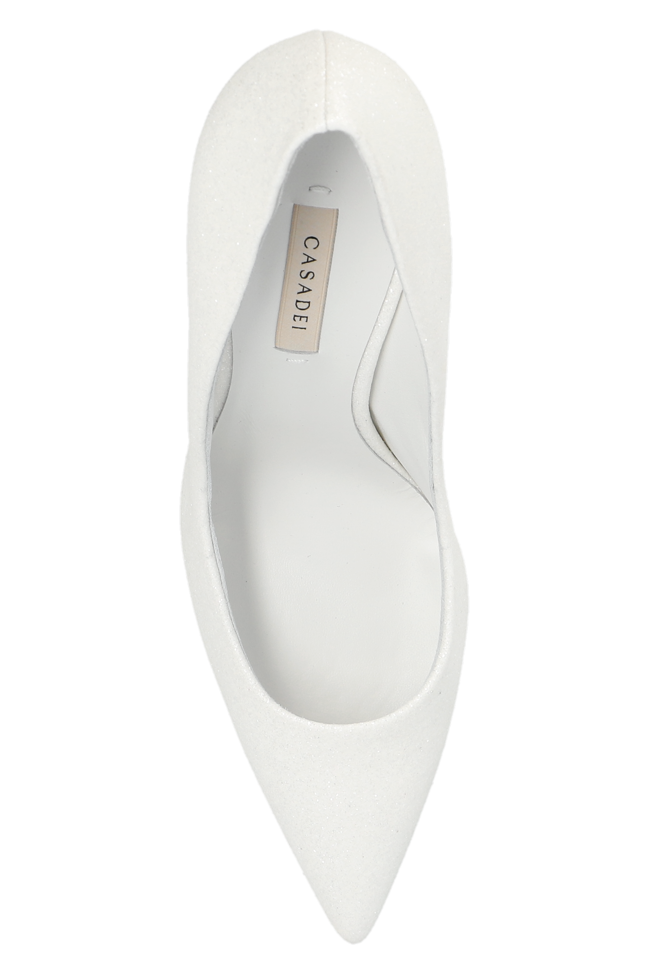 Casadei sales white pumps